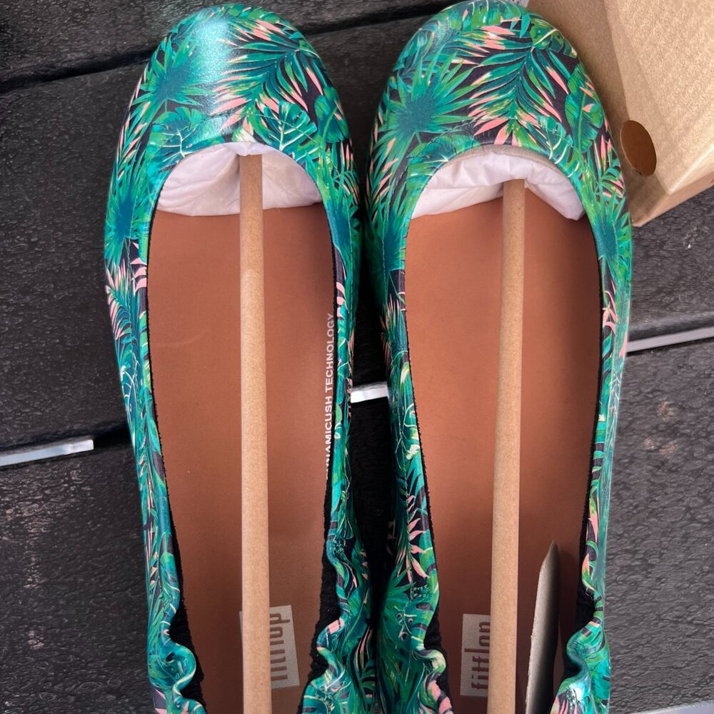 NIB SZ7.5 FitFlop Allegro NEW Tropical Ballet Flats.